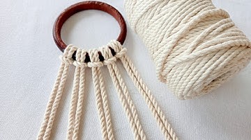 Macrame - Diy Simple Wall Hanging Decor - Macrame Tutorial Easy And Fast