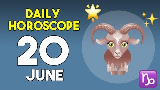 Capricorn horoscope today - June 20, 2026