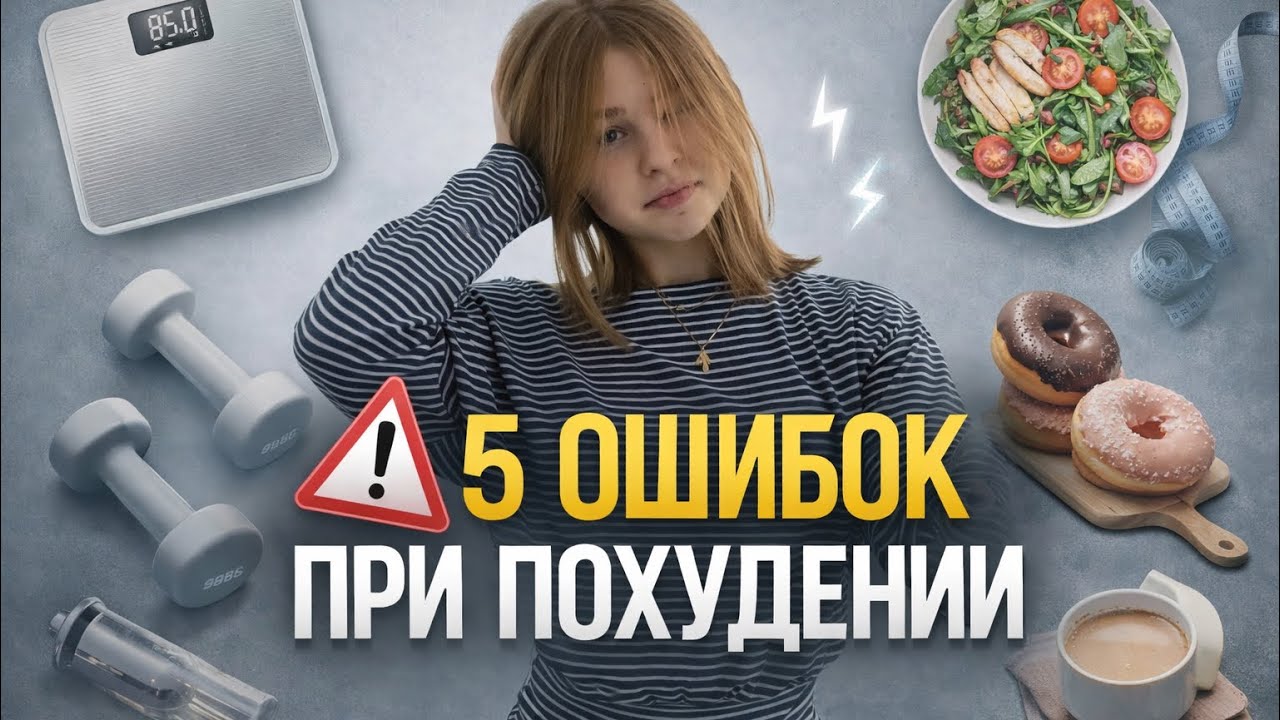 Почему ты НЕ худеешь? 5 главных ошибок новичков