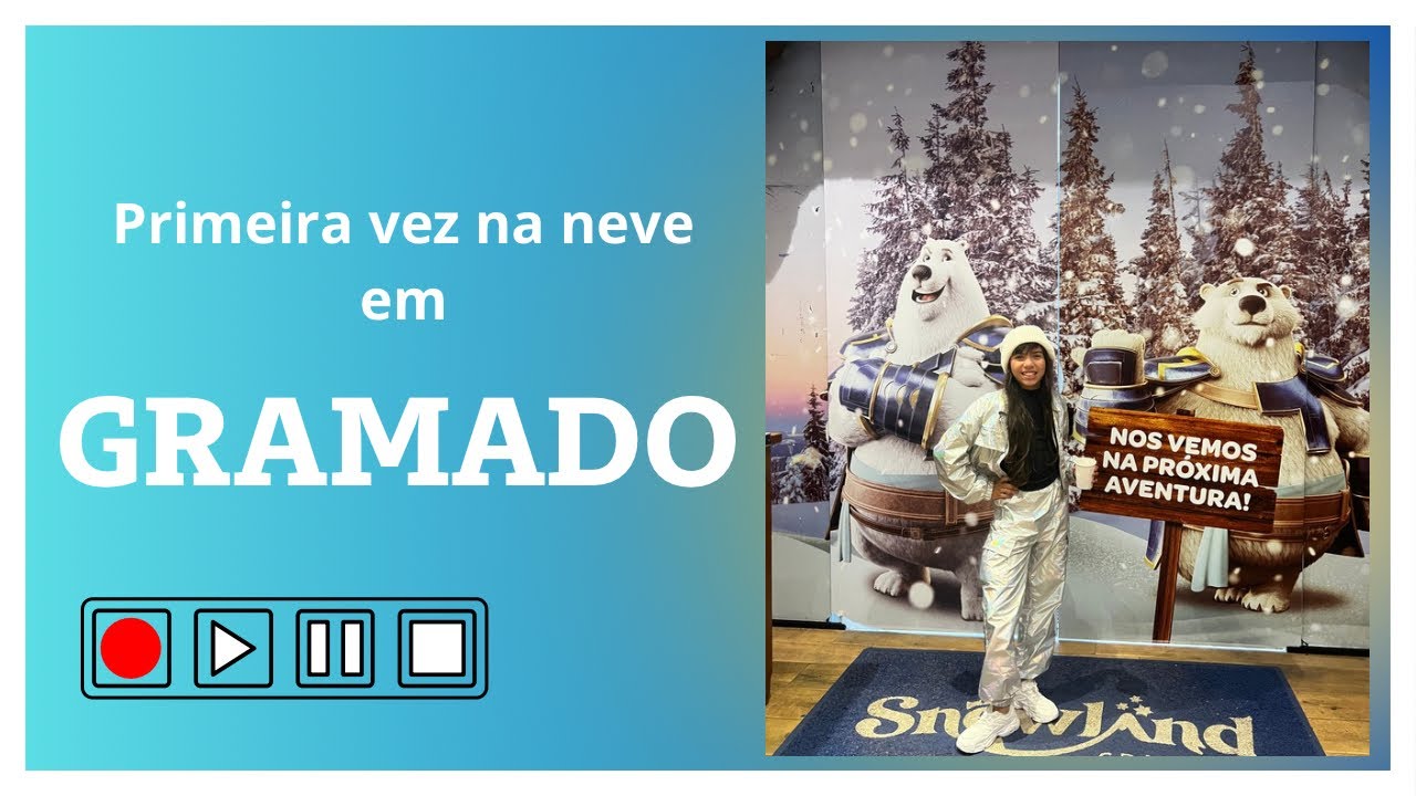 Primeira vez na neve em Gramado ❄️