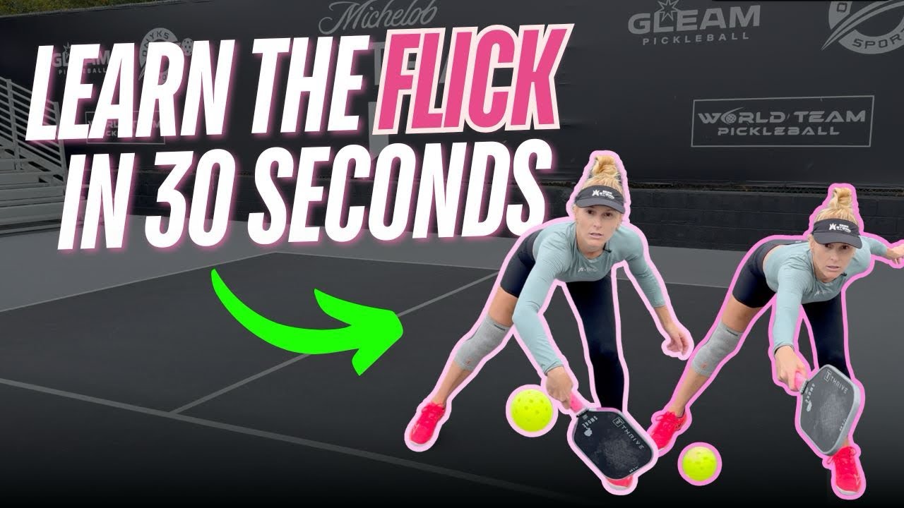 How to hit the Flick in 30 seconds | Pickleball Tips