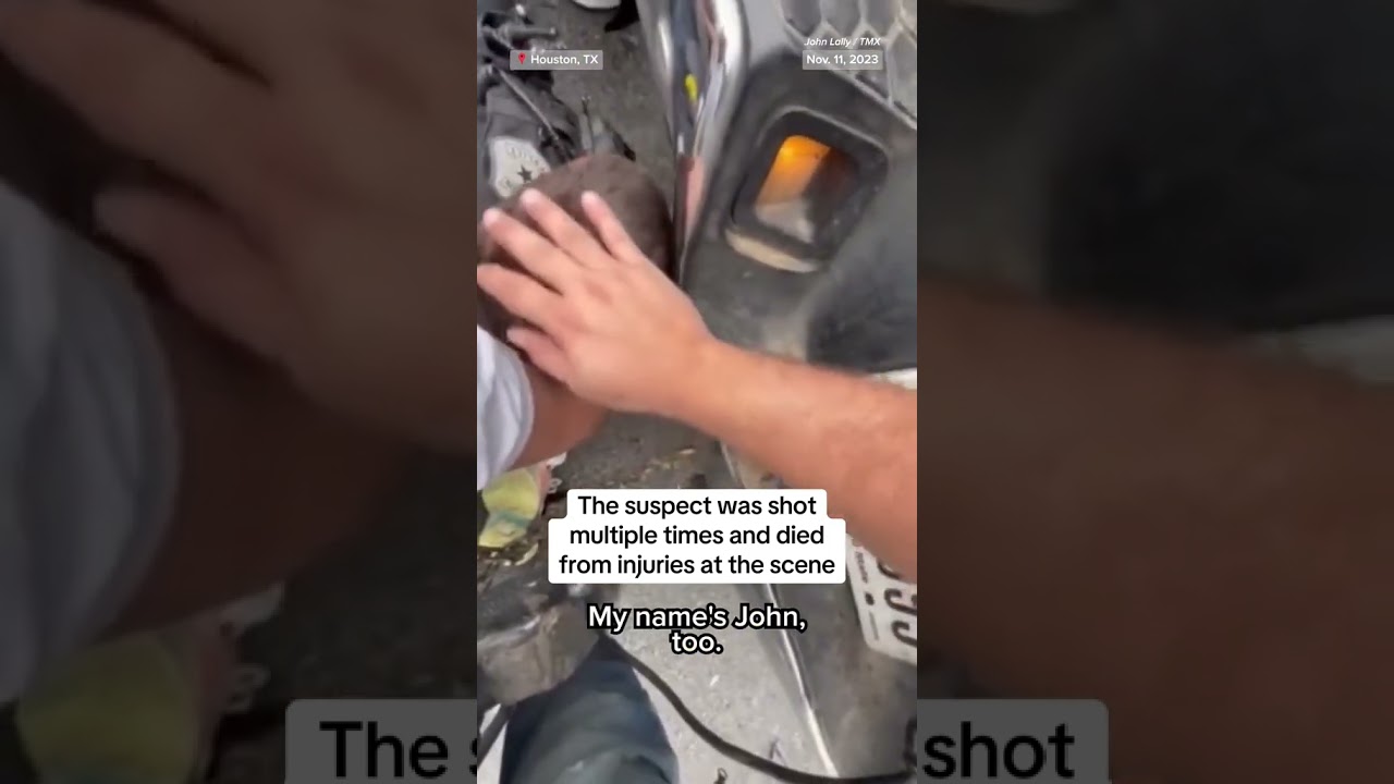 Man pulls officer to safety during highway shootout