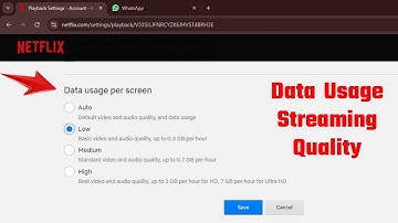 how to change netflix data usage | netflix streaming quality