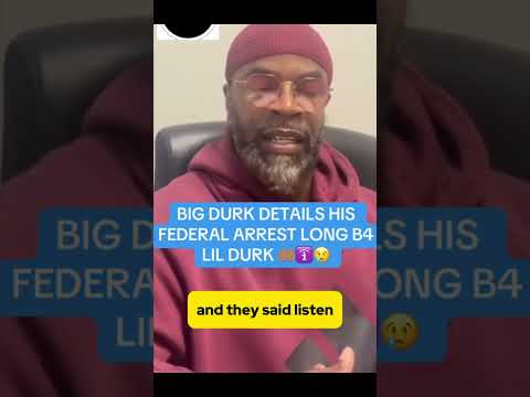Lil Durks Father knew the arrest was coming 🤯 #lildurk #chiraq #bigdurk #otf #rico #shorts