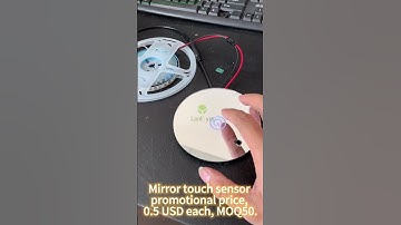 12v Mirror Touch Sensor Switch For Mirror Light #diy #ledlights #powersupply#led #mirror  #light