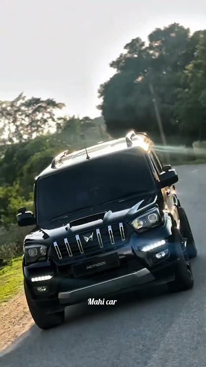 Scorpio s11 black top model 2025 π€#shorts #car