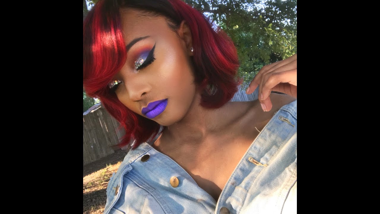 3D metal Glitter Cut Crease | Lele Beauty