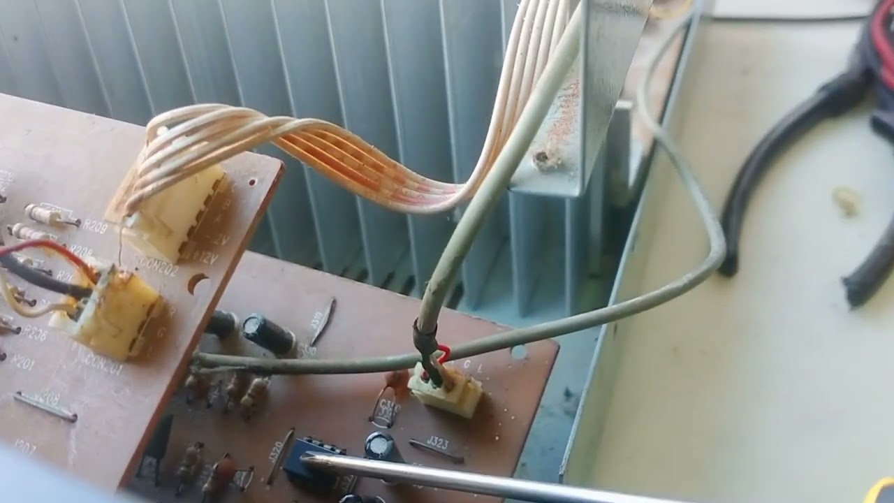 KONZERT AMPLIFIER AV- 502A LEFT CHANNEL DISTORTED SOUND HOW TO FIX