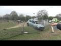 Mujer Arrolla a Un Mariscal en Una Carrera Banger