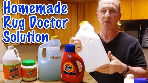 Homemade Carpet Cleaner/ Rug Doctor Copycat Solution from Dollar Store