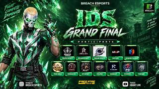 🔥 IDS — GRAND FINALE 💥 | 12 TEAMS BATTLE | FREE FIRE MAX LIVE 🔴 | KNIGHT LIVE