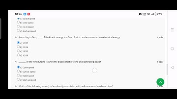 Renewable Energy Engineering: Solar Wind and Biomass Energy Systems Assignment -11 | Week -11| NPTEL
