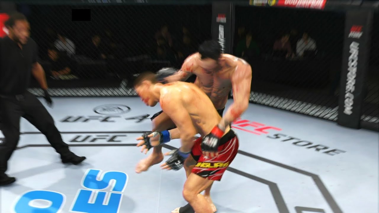 Back clinch knee knockout!