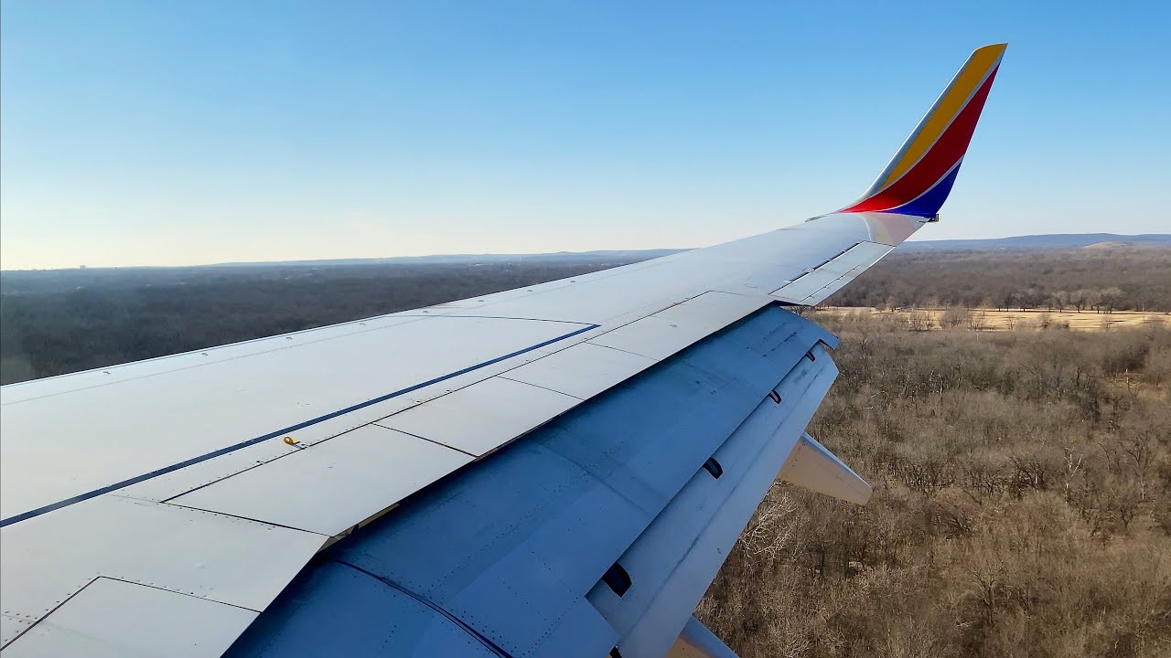 Butter Smooth Tulsa Landing Southwest Airlines Boeing 737700 TUL