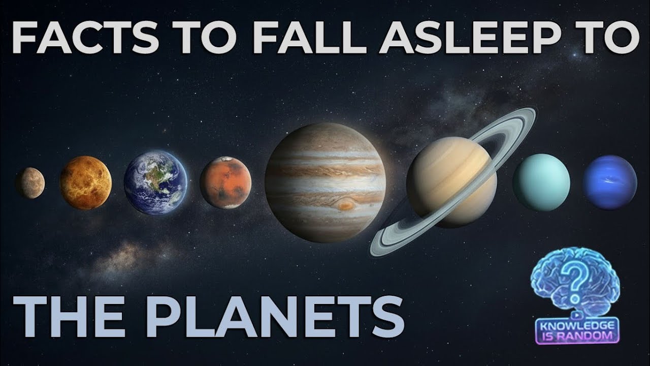 The Planets | Facts to Fall Asleep to | 1 hour of calming knowledge 