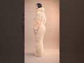 beige fur onesie #ai #fashion #winterfashion