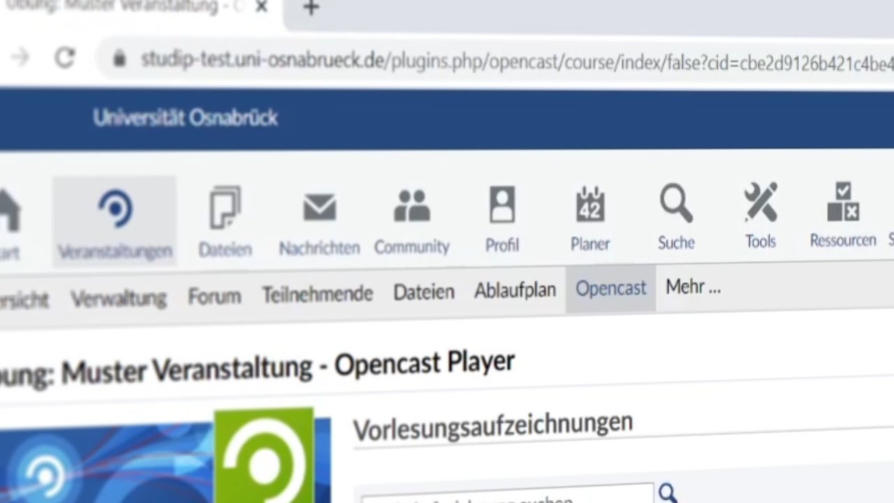 UPDATE: Opencast Studio in Stud.IP - YouTube