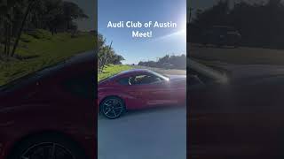 Audi Car Club meet at the worlds only ww2 themed mini golf course #audi #golf #minigolf