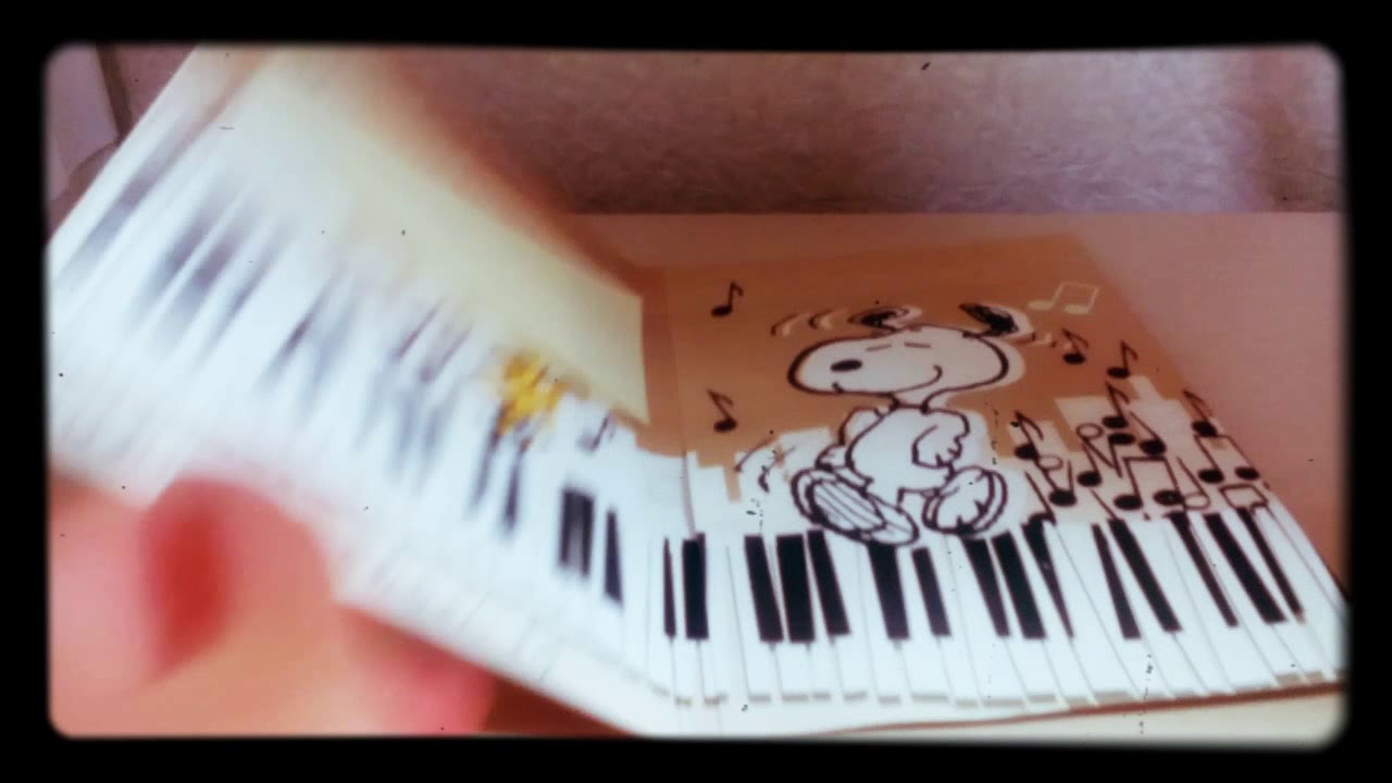 スヌーピーのハッピーバースデーの音楽がなるお手紙をもらいました Youtube