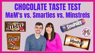 M&Ms Vs Smarties Vs Minstrels - Americans Try English Chocolate