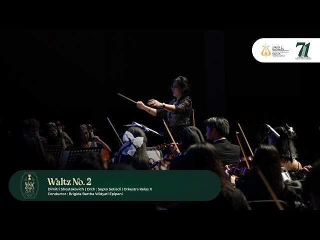 SHOSTAKOVICH - Waltz No 2 (Anniversary Concert SMM Yogyakarta 2023) class=