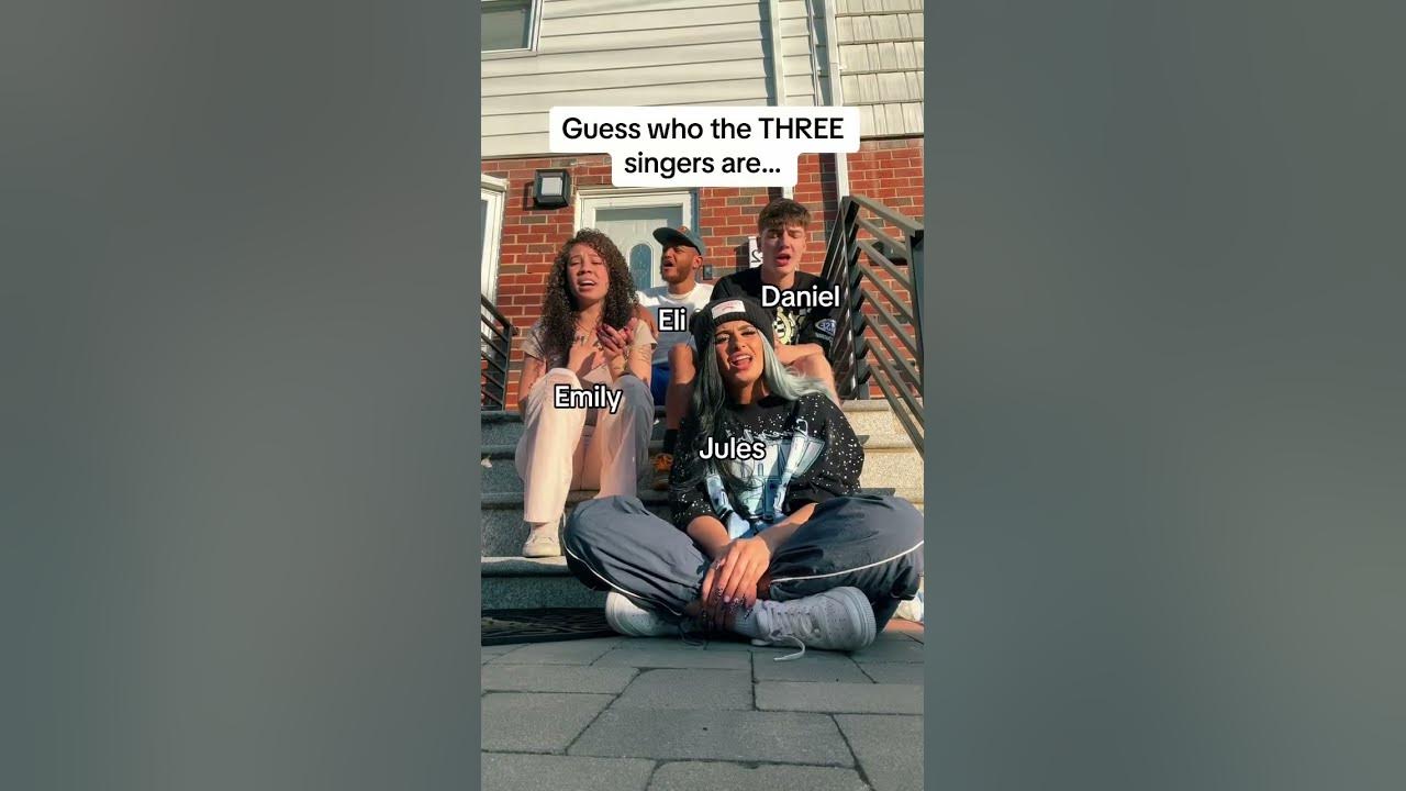 Guess who the THREE singers are… Guess who the THREE singers are…