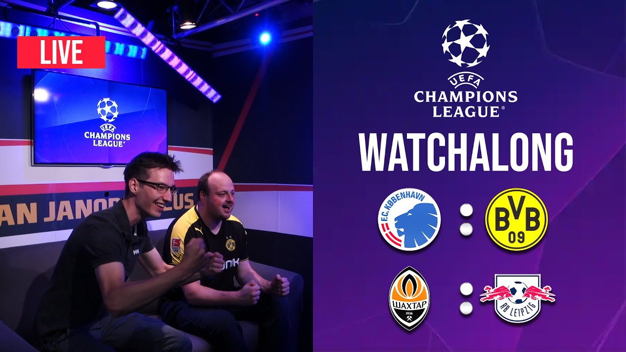 Kopenhagen vs Dortmund und Donezk vs Leipzig LIVE Stream Champions League Watchalong