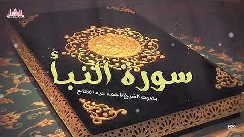 سوره النبأ للشيخ احمد عبد الفتاح (من اجمل الاصوات المختاره)