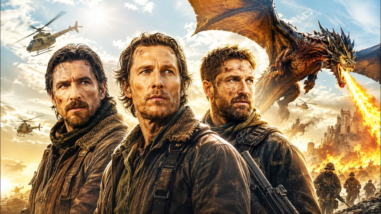 Christian Bale & Gerard Butler in One of Hollywood's Most Epic Dragon Action Movies