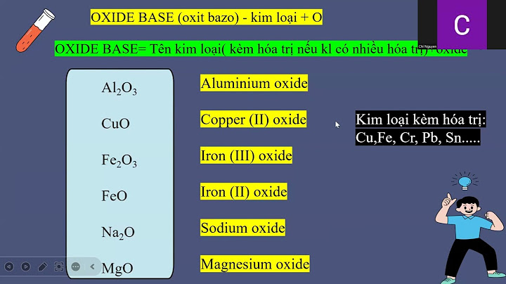 Dđọc tên các muối hóa học theo tiếng anh