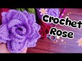 Stunning crochet 🧶 Rose🌹 / Step-by-Step tutorial /Beginner Friendly 