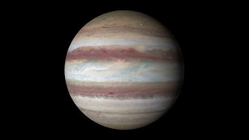 NASA Spinning Globe of Jupiter, Hubble Telescope