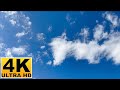 Blue Sky And Clouds Screen Saver No Sound 2 Hours 4K UHD