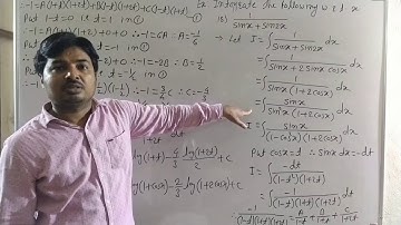 Lec54 Integration : Integration by Partial Fraction, three linear factors : Exercise 3.4-18,20,21