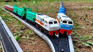 🚂 RAIL KING BIG BOY‼️ Smart Toy Train That Moves by Itself🔥 With Real Sound & Lights!