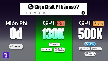 So sánh ChatGPT Go - ChatGPT Plus - ChatGPT miễn phí: Cái nào tiết kiệm và hiệu quả?