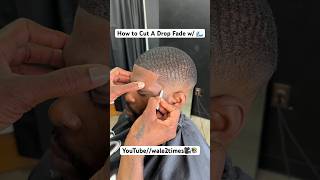 How To Cut A Drop Fade With Waves