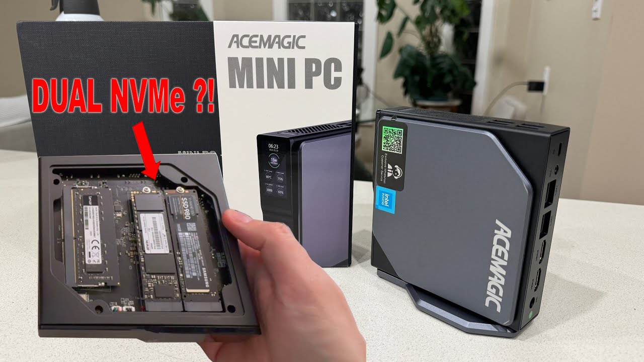 DUAL m.2 on a Mini PC?? - ACEMAGIC S1 Mini PC ( Review + emulation) 