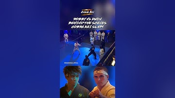 ROBBY VS KWON Behind The Scenes #cobrakai #kwon #robbykeene #cobrakaiseason6