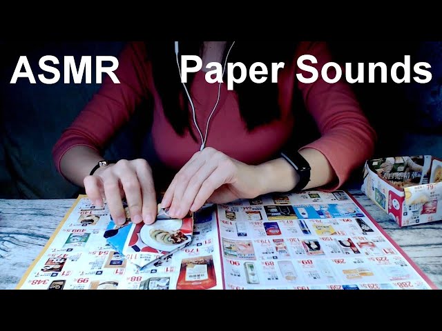 ASMR台灣❤️Paper Sounds, Crinkling, Origami，手作垃圾桶,摺紙，hand made garbage can, 折り紙,紙の音 ,手作りゴミ箱