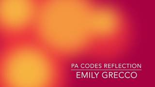 PA Codes Reflection