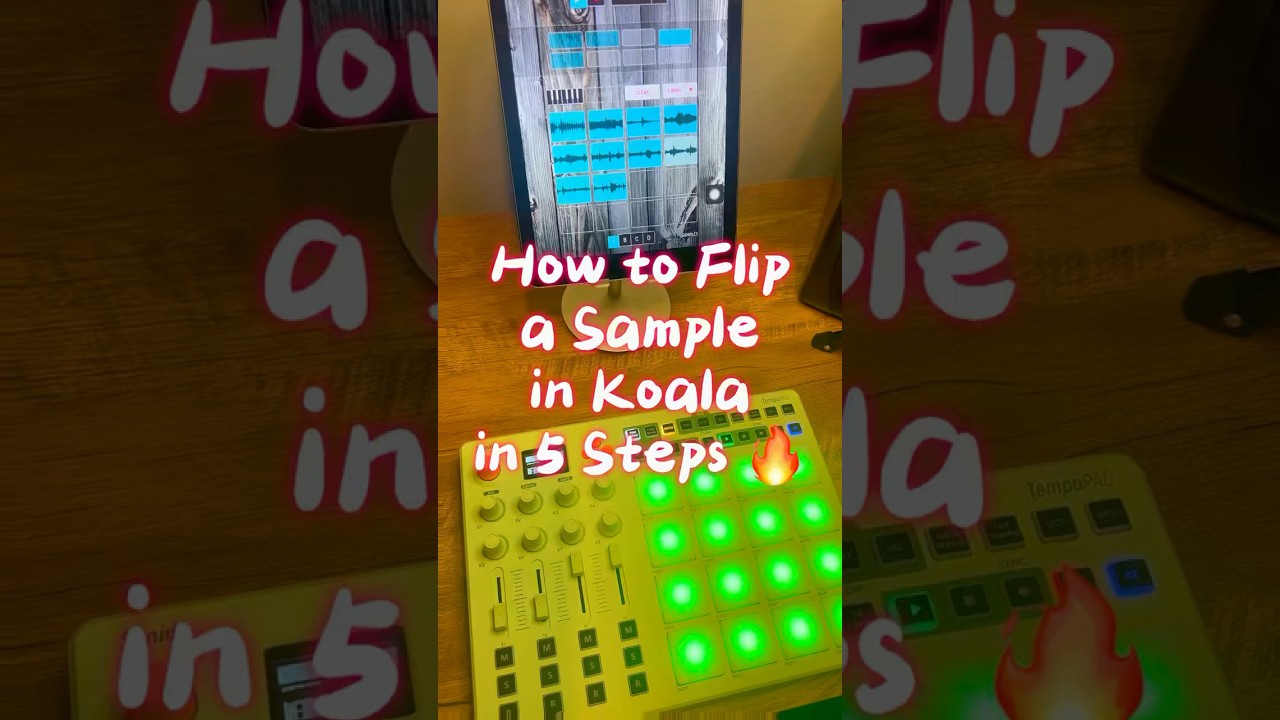 Made a Sampled Beat with Just Koala + MIDI Pads 🔥🎛️