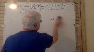 Lecture 25 Curves in Parametric and Polar Coordinates Polar Coordinates