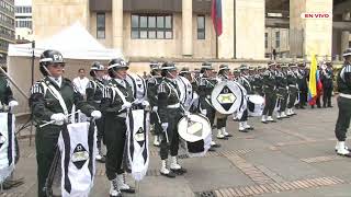 Conmemoración de los 129 años del Cuerpo Oficial Bomberos de Bogotá.