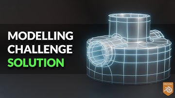 Blender Modellering Uitdaging 10 | Modeloplossing