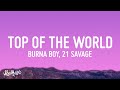 Burna Boy - Sittin’ On Top Of The World (Lyrics) ft. 21 Savage