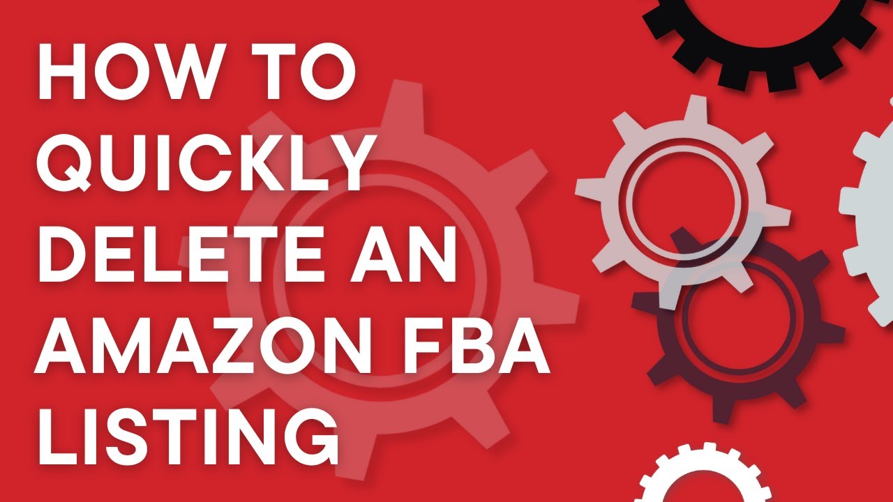 How to DELETE an Amazon FBA listing in Amazon Seller Central - YouTube