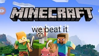 Beating Minecraft (Peaceful Mode)