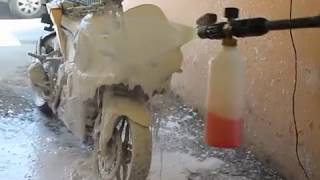 Espumadora + Hidrolavadora pretul 1500psi - YouTube