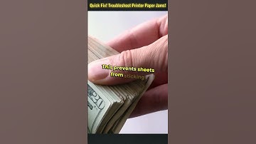 Quick Fix! Troubleshoot Printer Paper Jams! #printerproblems  #techtips #shorts